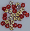 O Beads Red Siam Ruby AB 90090-28701 Czech Glass x 5g